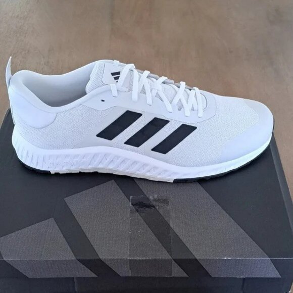 adidas Everyset Trainer Shoes - Color: White /Black /Grey - Size: 14 - Picture 1 of 10